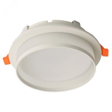 Светильник потолочный встраиваемый, 25W 230V GX70, белый, круг, без лампы, DL700