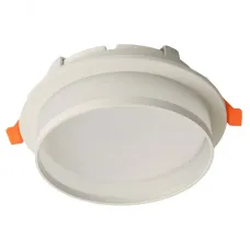 Светильник потолочный встраиваемый, 25W 230V GX70, белый, круг, без лампы, DL700