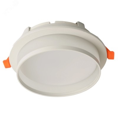 Светильник потолочный встраиваемый, 25W 230V GX70, белый, круг, без лампы, DL700