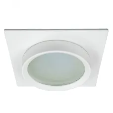 Светильник потолочный встраиваемый, 15W 230V GX53, IP44, белый, квадрат, без лампы, DL505