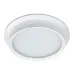 Светильник потолочный встраиваемый, 25W 230V GX70, IP44, белый, круг, без лампы, DL704