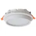 Светильник потолочный встраиваемый, 25W 230V GX70, IP44, белый, круг, без лампы, DL704