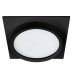 Светильник потолочный встраиваемый, 25W 230V GX70, IP44, черный, квадрат, без лампы, DL705