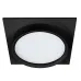 Светильник потолочный встраиваемый, 25W 230V GX70, IP44, черный, квадрат, без лампы, DL705