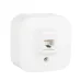 Розетка для открытой установки компьютерная RJ45 кат.5E UTP белый QUTEO