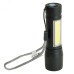 Фонарь светодиодный ручной аккумуляторный USB ZOOM, TH2408