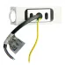 Светильник светодиодный 2*1W 170Lm,3000К,AL52 MINI