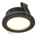 Светильник потолочный встраиваемый, 15W 230V GX53, IP44, черный, без лампы, DL544
