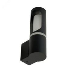 Светильник для наружного освещения DH1101 15W, 230V, GU10 60*200мм, черный (на стену вверх)