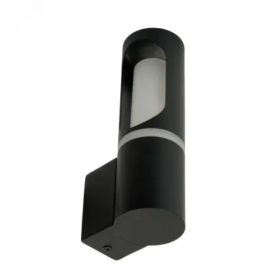 Светильник для наружного освещения DH1101 15W, 230V, GU10 60*200мм, черный (на стену вверх)
