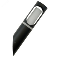 Светильник для наружного освещения DH1121 15W, 230V, GU10, 60*280мм, черный (на стену вверх)