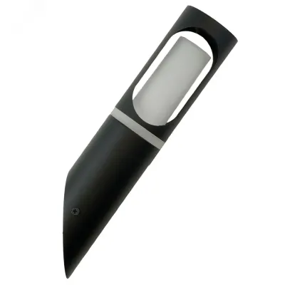 Светильник для наружного освещения DH1121 15W, 230V, GU10, 60*280мм, черный (на стену вверх)