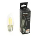 Лампа светодиодная, 980LM 6W 175-265V E27 4000K C35 прозрачная, LB-1206
