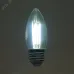 Лампа светодиодная, 1000LM 6W 175-265V E27 6400K C35 прозрачная, LB-1206
