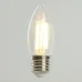 Лампа светодиодная, 1280LM 8W 175-265V E27 2700K C35 прозрачная, LB-1208