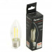 Лампа светодиодная, 1300LM 8W 175-265V E27 4000K C35 прозрачная, LB-1208