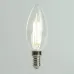Лампа светодиодная, 960LM 6W 175-265V E14 2700K C35 прозрачная, LB-1206
