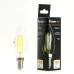 Лампа светодиодная, 960LM 6W 175-265V E14 2700K C35 прозрачная, LB-1206