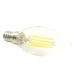 Лампа светодиодная, 1000LM 6W 175-265V E14 6400K C35 прозрачная, LB-1206