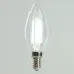 Лампа светодиодная, 1000LM 6W 175-265V E14 6400K C35 прозрачная, LB-1206