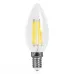 Лампа светодиодная, 1320LM 8W 175-265V E14 6400K C35 прозрачная, LB-1208