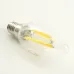 Лампа светодиодная, 1320LM 8W 175-265V E14 6400K C35 прозрачная, LB-1208