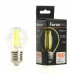 Лампа светодиодная, 1280LM 8W 175-265V E27 2700K G45 прозрачная, LB-1708