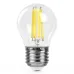 Лампа светодиодная, 1320LM (8W) 175-265V E27 6400K G45 прозрачная, LB-1708