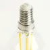 Лампа светодиодная, 980LM 6W 175-265V E14 4000K G45 прозрачная, LB-1706