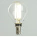 Лампа светодиодная, 980LM 6W 175-265V E14 4000K G45 прозрачная, LB-1706