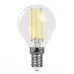 Лампа светодиодная, 1000LM 6W 175-265V E14 6400K G45 прозрачная, LB-1706