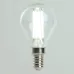 Лампа светодиодная, 1000LM 6W 175-265V E14 6400K G45 прозрачная, LB-1706