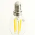 Лампа светодиодная, 960LM 6W 230V E14 175-265V C35T прозрачная, LB-1216