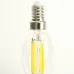 Лампа светодиодная, 960LM 6W 230V E14 175-265V C35T прозрачная, LB-1216