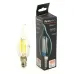 Лампа светодиодная, 1000LM 6W 175-265V E14 6400K C35T прозрачная, LB-1216