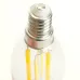 Лампа светодиодная, 1280LM 8W 175-265V E14 2700K C35T прозрачная, LB-1218