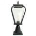 Светильник садово-парковый, 60W 230V E27 черный, PL744