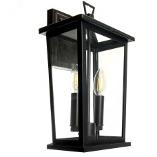 Светильник садово-парковый с клеммой в комплекте, 60W 230V E14 черный, PL751