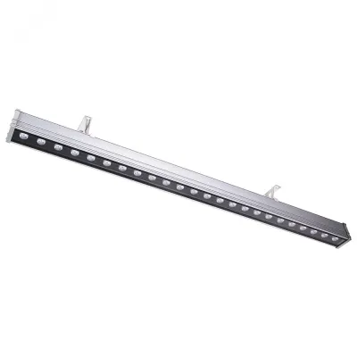 Светодиодный линейный прожектор для подсветки стен, 36LED синий, 1000*40*48, 36W 85-265V, IP65, LL-890