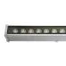 Светодиодный линейный прожектор для подсветки стен, 36LED синий, 1000*40*48, 36W 85-265V, IP65, LL-890