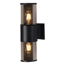Светильник садово-парковый, 40W 230V 2*E27, DH1302, черный