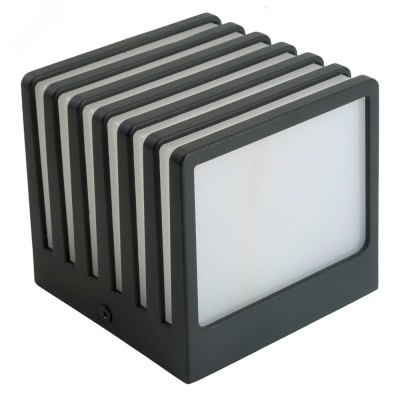 Светильник садово-парковый, 13W 230V GX53, DH0605, черный (на стену)