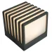 Светильник садово-парковый, 13W 230V GX53, DH0605, черный (на стену)