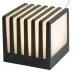 Светильник садово-парковый, 13W 230V GX53, DH0605, черный (на стену)
