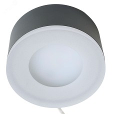 Светильник потолочный 12W,230V,GX53,черный,HL456