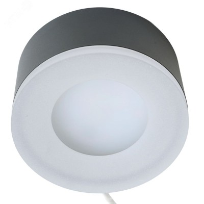 Светильник потолочный 12W,230V,GX53,черный,HL456