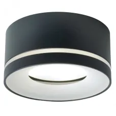 Светильник потолочный 12W, 230V, GX53, черный, HL457