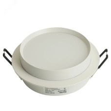Светильник потолочный встраиваемый, 15W 230V GX53, белый, круг, без лампы, DL507