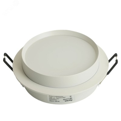 Светильник потолочный встраиваемый, 15W 230V GX53, белый, круг, без лампы, DL507