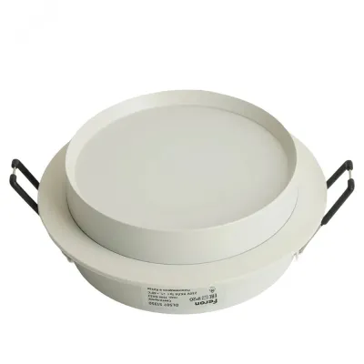 Светильник потолочный встраиваемый, 15W 230V GX53, белый, круг, без лампы, DL507